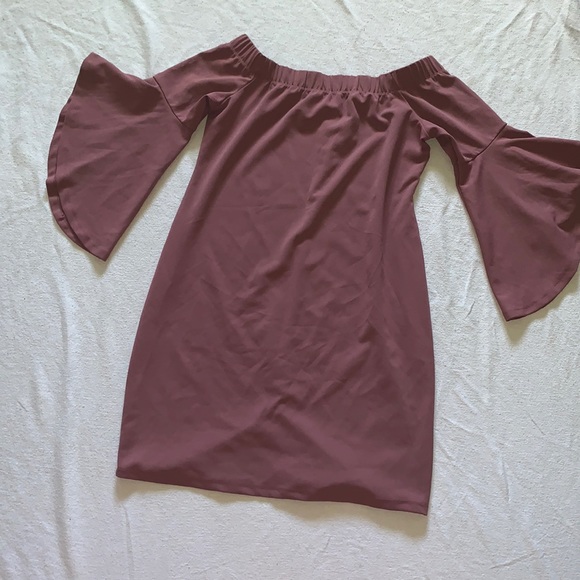 iris Dresses & Skirts - Dark pink / light purple Off the shoulder dress